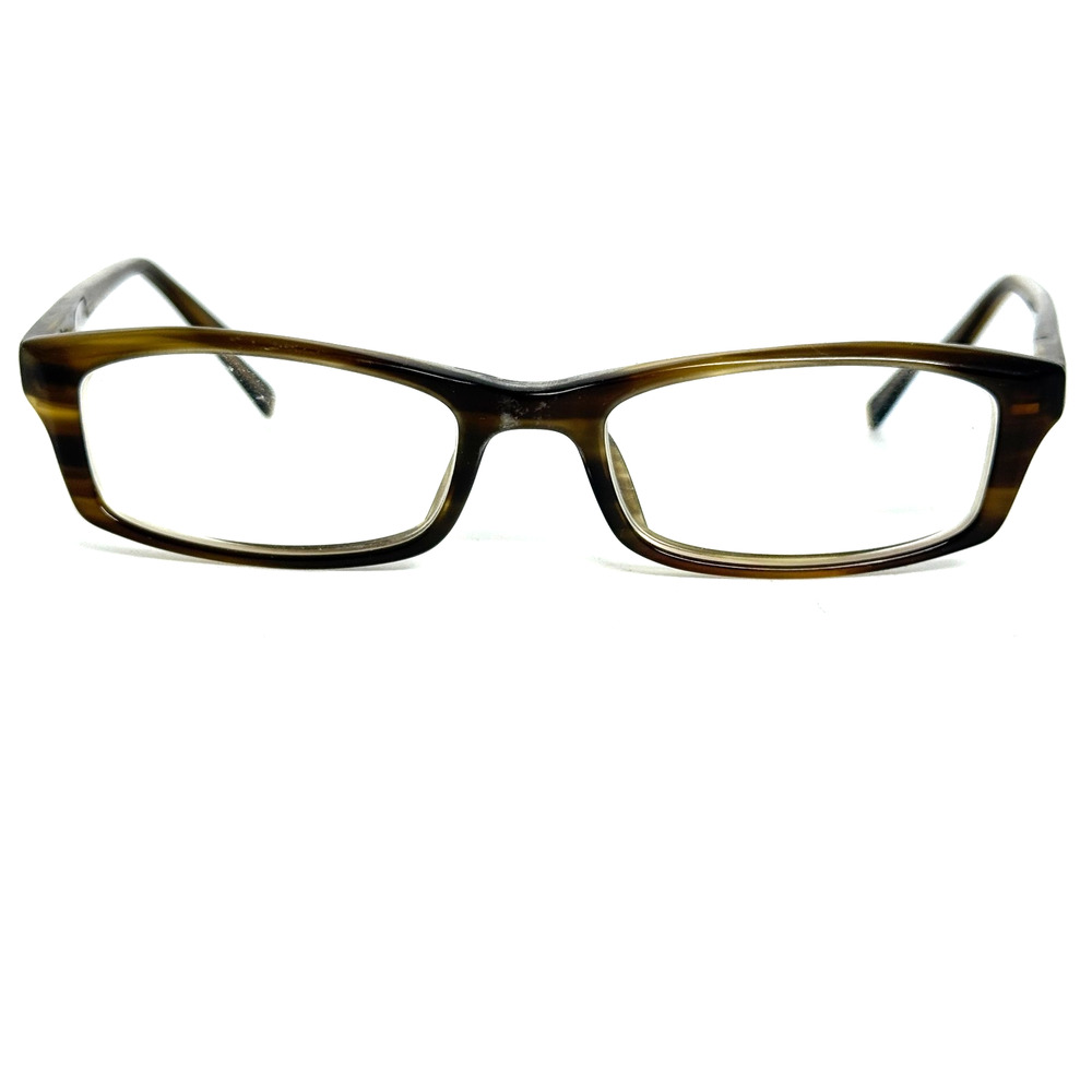 Oliver Peoples Clarke OT‎ Brown Rectangle Eyeglasses Frames 51-18 143 H18406